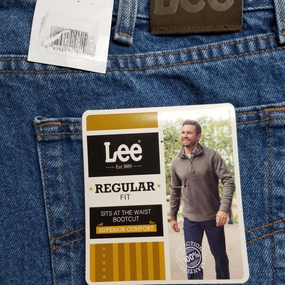 Lee Reg. Boot Fit Pepper Stone 34x32 & 36x30 - Picture 3 of 6